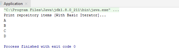 Iterator Pattern In Java